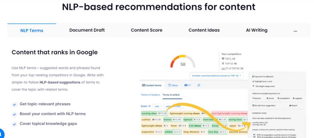 NeuronWriter vs Surfer SEO Content Writing Capabilities